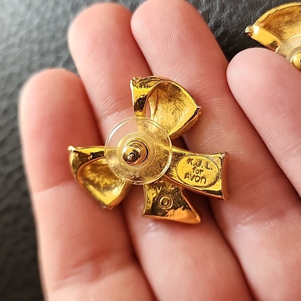 Vtg Kenneth Jay Lane For Avon Earrings - image 8